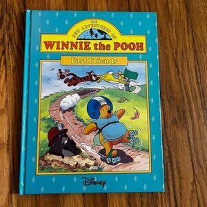 Vintage The New Adventures of Winnie the Pooh Book-Fast Friends hardcover book